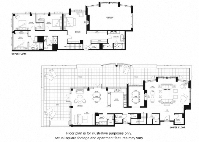 Floor plan for 4 beds, 3.5 baths, 4207 sqft